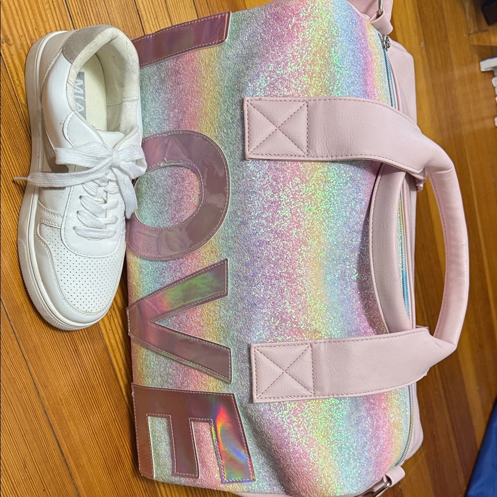 Holographic Pink Tote Bag - Picture 2 of 3